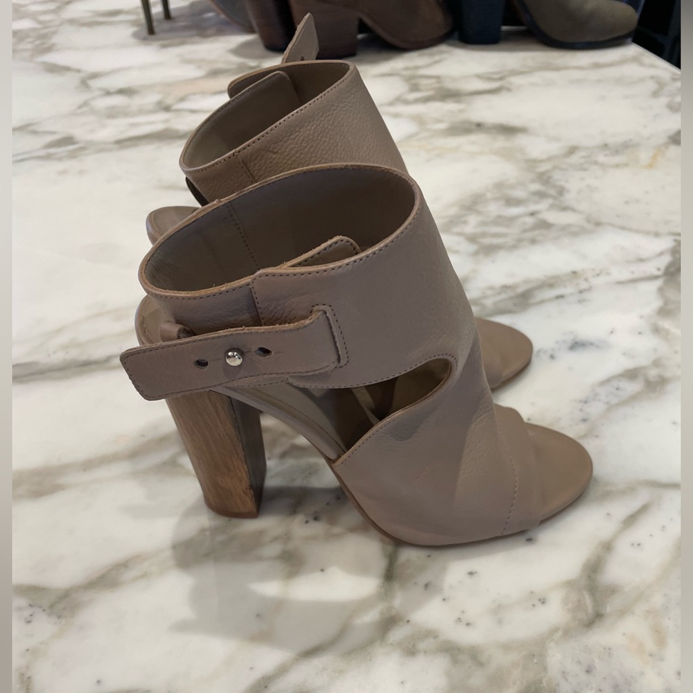 Vince Taupe block heels. Size 6.5 Excellent condition. Worn only a few times.